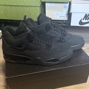 Nike Men's Black Cat Air Jordan 4 Retro